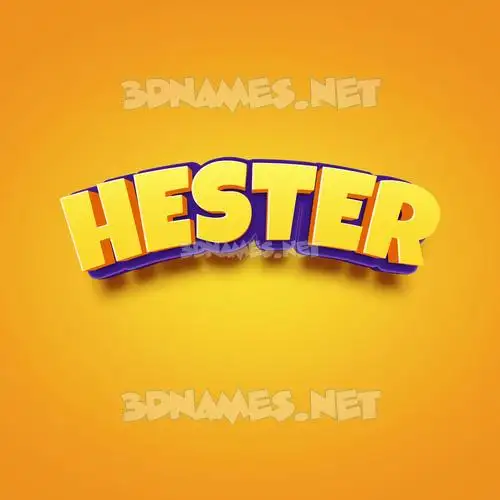 hester in Orange Toon style - 3D name wallpaper hester in Orange Toon style - 3D name wallpaper