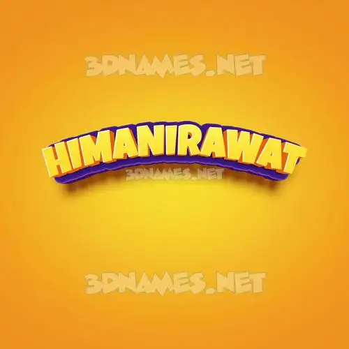 himanirawat in Orange Toon style - 3D name wallpaper himanirawat in Orange Toon style - 3D name wallpaper