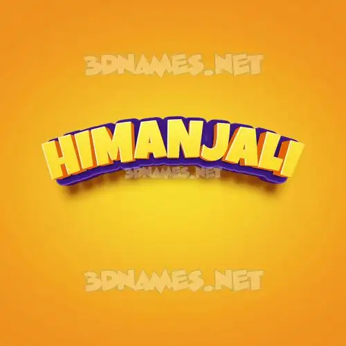 himanjali in Orange Toon style - 3D name wallpaper himanjali in Orange Toon style - 3D name wallpaper