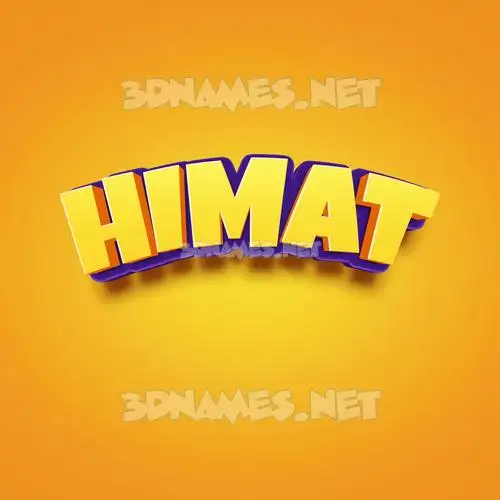 himat in Orange Toon style - 3D name wallpaper himat in Orange Toon style - 3D name wallpaper