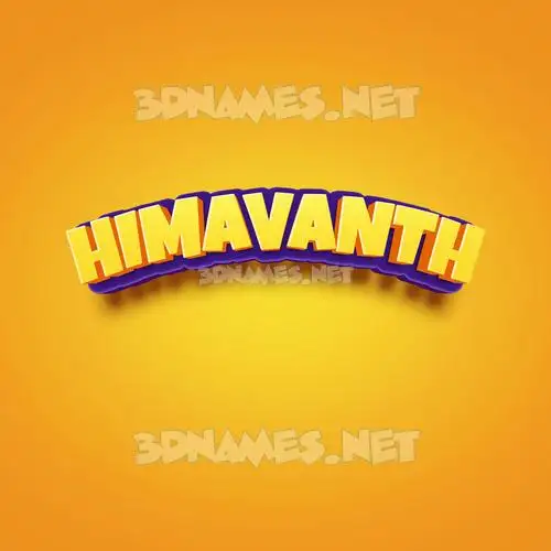 himavanth in Orange Toon style - 3D name wallpaper himavanth in Orange Toon style - 3D name wallpaper