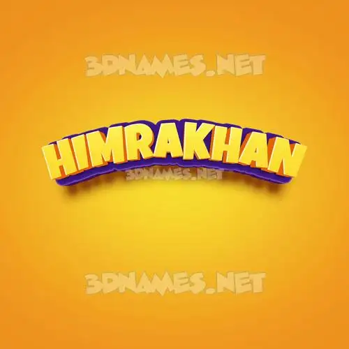 himrakhan in Orange Toon style - 3D name wallpaper himrakhan in Orange Toon style - 3D name wallpaper
