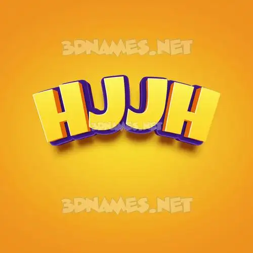 hjjh in Orange Toon style - 3D name wallpaper hjjh in Orange Toon style - 3D name wallpaper