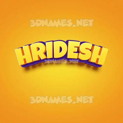 hridesh in Orange Toon style - 3D name wallpaper hridesh in Orange Toon style - 3D name wallpaper