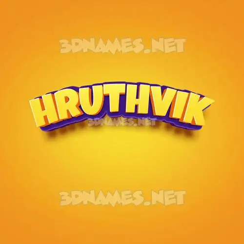 hruthvik in Orange Toon style - 3D name wallpaper hruthvik in Orange Toon style - 3D name wallpaper