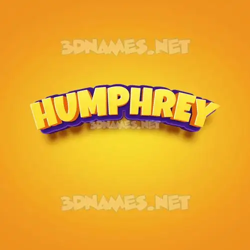 humphrey in Orange Toon style - 3D name wallpaper humphrey in Orange Toon style - 3D name wallpaper