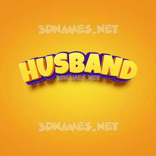 husband in Orange Toon style - 3D name wallpaper husband in Orange Toon style - 3D name wallpaper