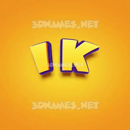 i k in Orange Toon style - 3D name wallpaper i k in Orange Toon style - 3D name wallpaper