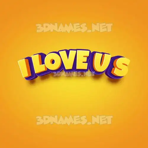 i love u s in Orange Toon style - 3D name wallpaper i love u s in Orange Toon style - 3D name wallpaper