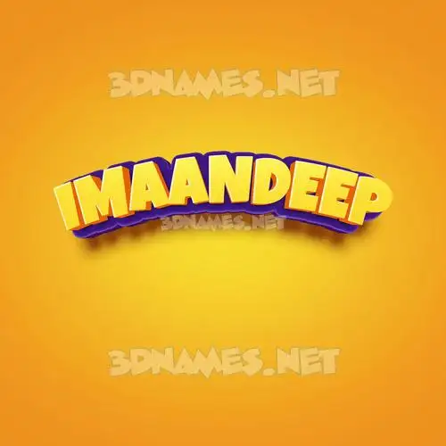 imaandeep in Orange Toon style - 3D name wallpaper imaandeep in Orange Toon style - 3D name wallpaper