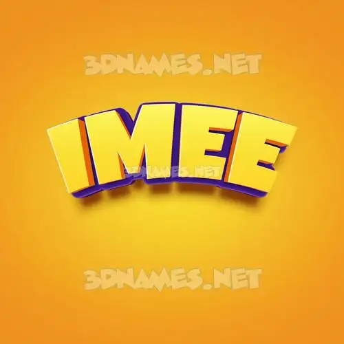 imee in Orange Toon style - 3D name wallpaper imee in Orange Toon style - 3D name wallpaper