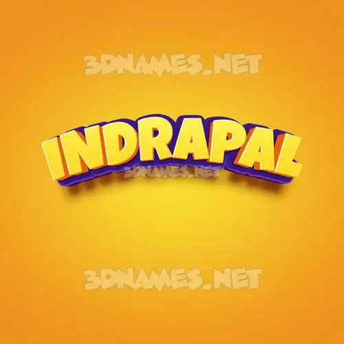 indrapal in Orange Toon style - 3D name wallpaper indrapal in Orange Toon style - 3D name wallpaper