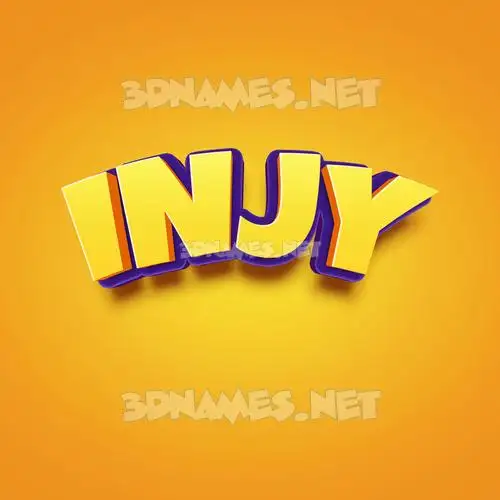 injy in Orange Toon style - 3D name wallpaper injy in Orange Toon style - 3D name wallpaper