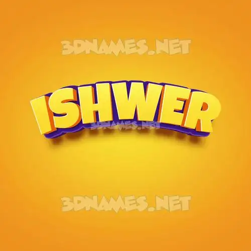 ishwer in Orange Toon style - 3D name wallpaper ishwer in Orange Toon style - 3D name wallpaper