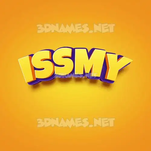 issmy in Orange Toon style - 3D name wallpaper issmy in Orange Toon style - 3D name wallpaper