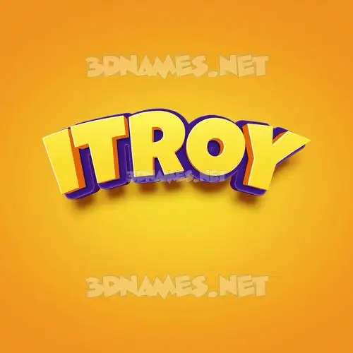 itroy in Orange Toon style - 3D name wallpaper itroy in Orange Toon style - 3D name wallpaper