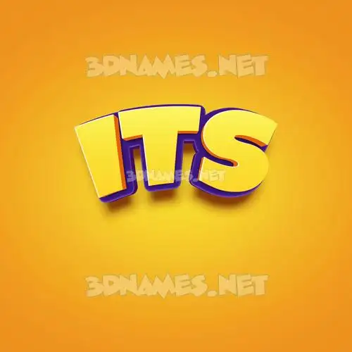 its in Orange Toon style - 3D name wallpaper its in Orange Toon style - 3D name wallpaper