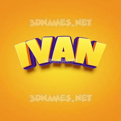 ivan in Orange Toon style - 3D name wallpaper ivan in Orange Toon style - 3D name wallpaper
