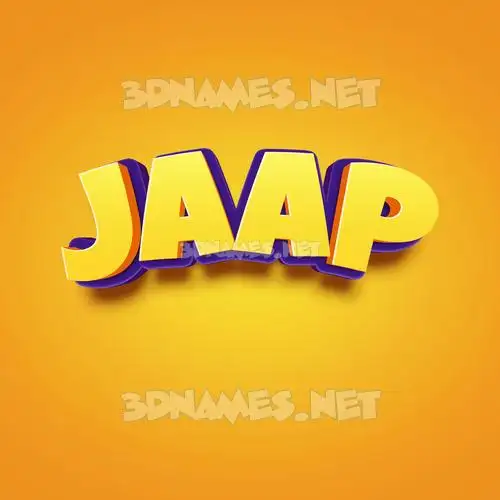 jaap in Orange Toon style - 3D name wallpaper jaap in Orange Toon style - 3D name wallpaper