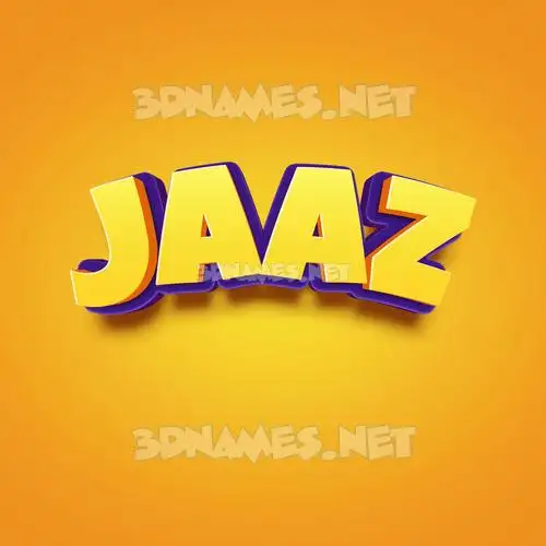jaaz in Orange Toon style - 3D name wallpaper jaaz in Orange Toon style - 3D name wallpaper