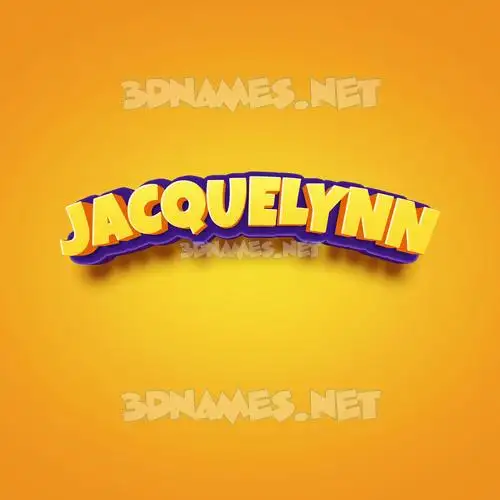 jacquelynn in Orange Toon style - 3D name wallpaper jacquelynn in Orange Toon style - 3D name wallpaper
