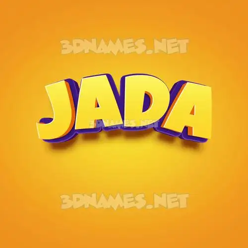jada in Orange Toon style - 3D name wallpaper jada in Orange Toon style - 3D name wallpaper