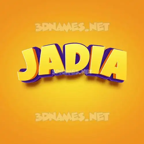 jadia in Orange Toon style - 3D name wallpaper jadia in Orange Toon style - 3D name wallpaper
