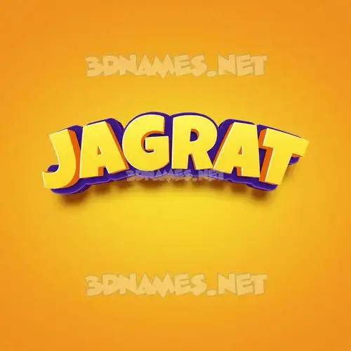jagrat in Orange Toon style - 3D name wallpaper jagrat in Orange Toon style - 3D name wallpaper