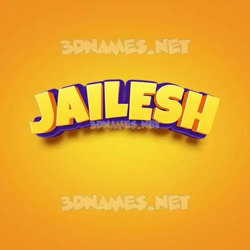 jailesh in Orange Toon style - 3D name wallpaper jailesh in Orange Toon style - 3D name wallpaper