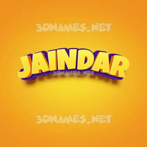 jaindar in Orange Toon style - 3D name wallpaper jaindar in Orange Toon style - 3D name wallpaper