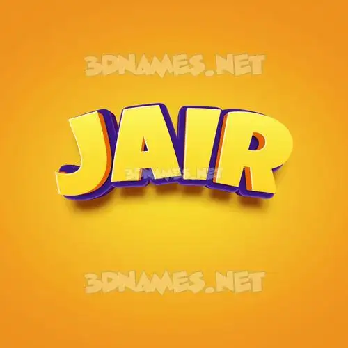 jair in Orange Toon style - 3D name wallpaper jair in Orange Toon style - 3D name wallpaper