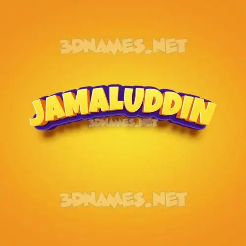 jamaluddin in Orange Toon style - 3D name wallpaper jamaluddin in Orange Toon style - 3D name wallpaper