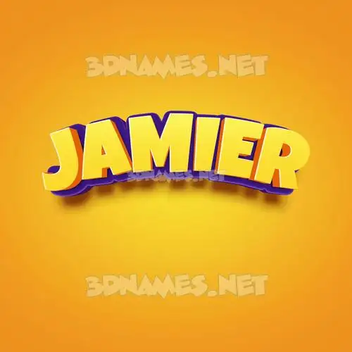 jamier in Orange Toon style - 3D name wallpaper jamier in Orange Toon style - 3D name wallpaper
