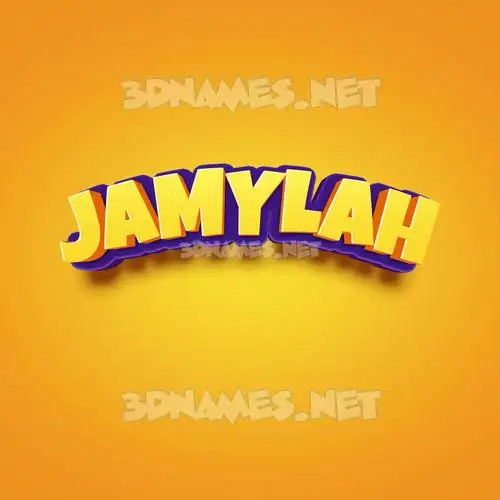 jamylah in Orange Toon style - 3D name wallpaper jamylah in Orange Toon style - 3D name wallpaper