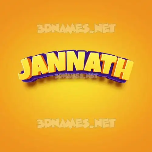 jannath in Orange Toon style - 3D name wallpaper jannath in Orange Toon style - 3D name wallpaper