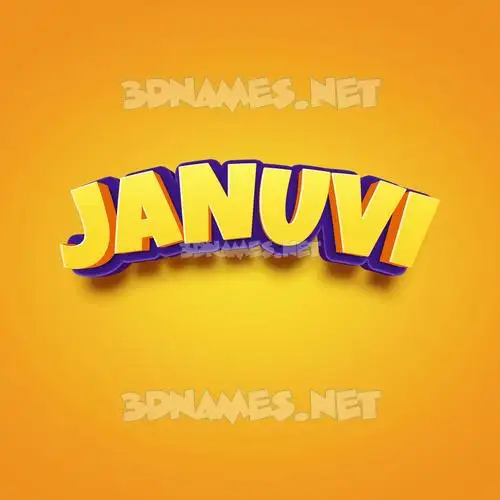 januvi in Orange Toon style - 3D name wallpaper januvi in Orange Toon style - 3D name wallpaper