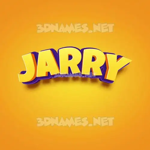 jarry in Orange Toon style - 3D name wallpaper jarry in Orange Toon style - 3D name wallpaper