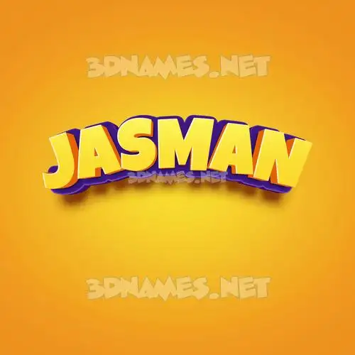 jasman in Orange Toon style - 3D name wallpaper jasman in Orange Toon style - 3D name wallpaper