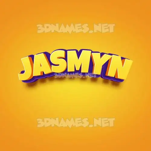 jasmyn in Orange Toon style - 3D name wallpaper jasmyn in Orange Toon style - 3D name wallpaper