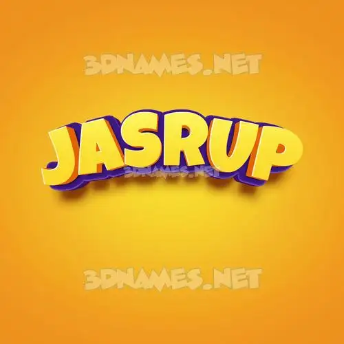 jasrup in Orange Toon style - 3D name wallpaper jasrup in Orange Toon style - 3D name wallpaper