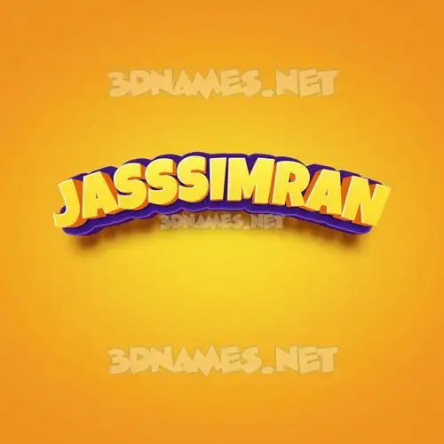 jasssimran in Orange Toon style - 3D name wallpaper jasssimran in Orange Toon style - 3D name wallpaper