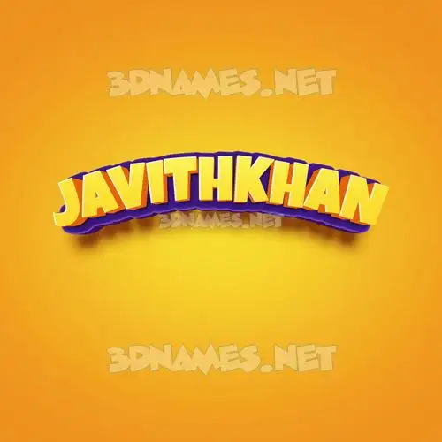 javithkhan in Orange Toon style - 3D name wallpaper javithkhan in Orange Toon style - 3D name wallpaper