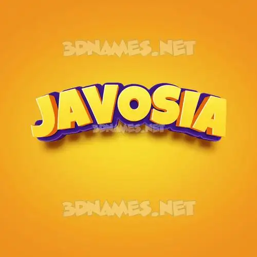 javosia in Orange Toon style - 3D name wallpaper javosia in Orange Toon style - 3D name wallpaper