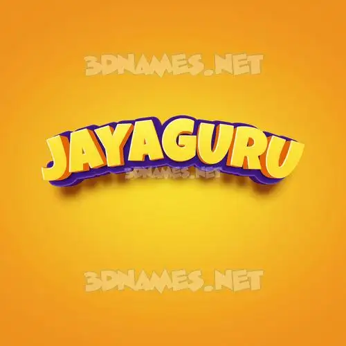 jayaguru in Orange Toon style - 3D name wallpaper jayaguru in Orange Toon style - 3D name wallpaper