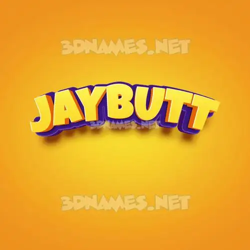 jaybutt in Orange Toon style - 3D name wallpaper jaybutt in Orange Toon style - 3D name wallpaper