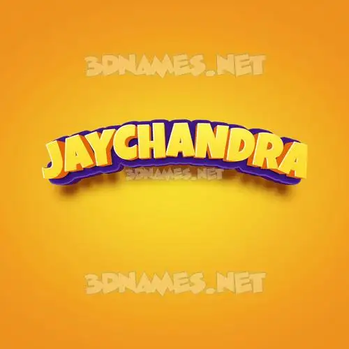 jaychandra in Orange Toon style - 3D name wallpaper jaychandra in Orange Toon style - 3D name wallpaper