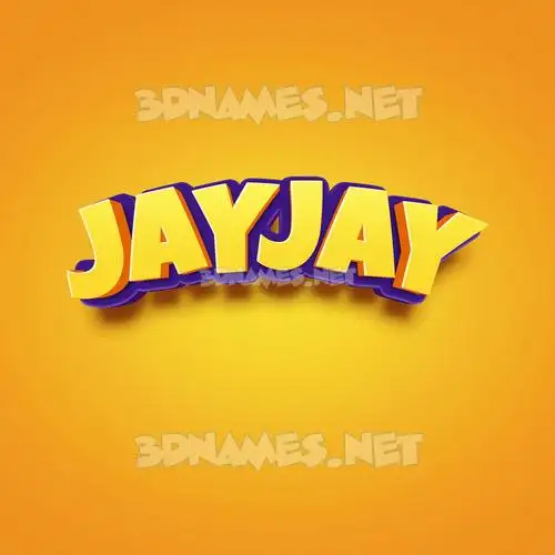 jayjay in Orange Toon style - 3D name wallpaper jayjay in Orange Toon style - 3D name wallpaper