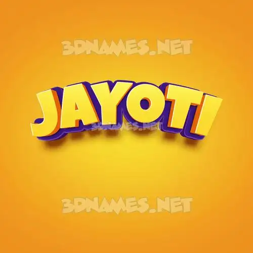 jayoti in Orange Toon style - 3D name wallpaper jayoti in Orange Toon style - 3D name wallpaper