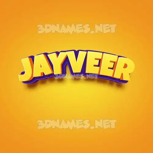 jayveer in Orange Toon style - 3D name wallpaper jayveer in Orange Toon style - 3D name wallpaper