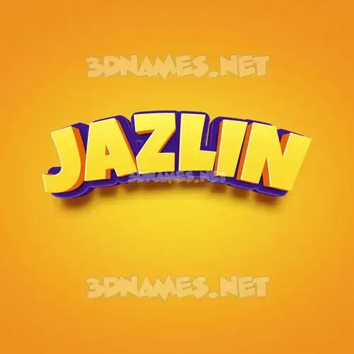 jazlin in Orange Toon style - 3D name wallpaper jazlin in Orange Toon style - 3D name wallpaper